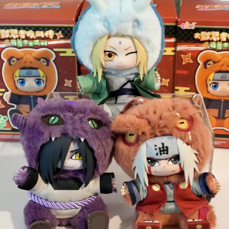 

В наличии натуральная Eaki Ninja Sit-In Party Konohagakure San'In Jiraiya Orochimaru Tsunade, милая слепая коробка, игрушки, подарки