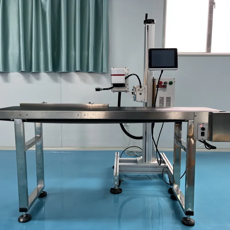 قلم رصاص من القماش الجلدي خط تجميع الطابعة النافثة للحبر البلاستيك السيراميك تاريخ ثاني أكسيد الكربون آلة وسم الطيران