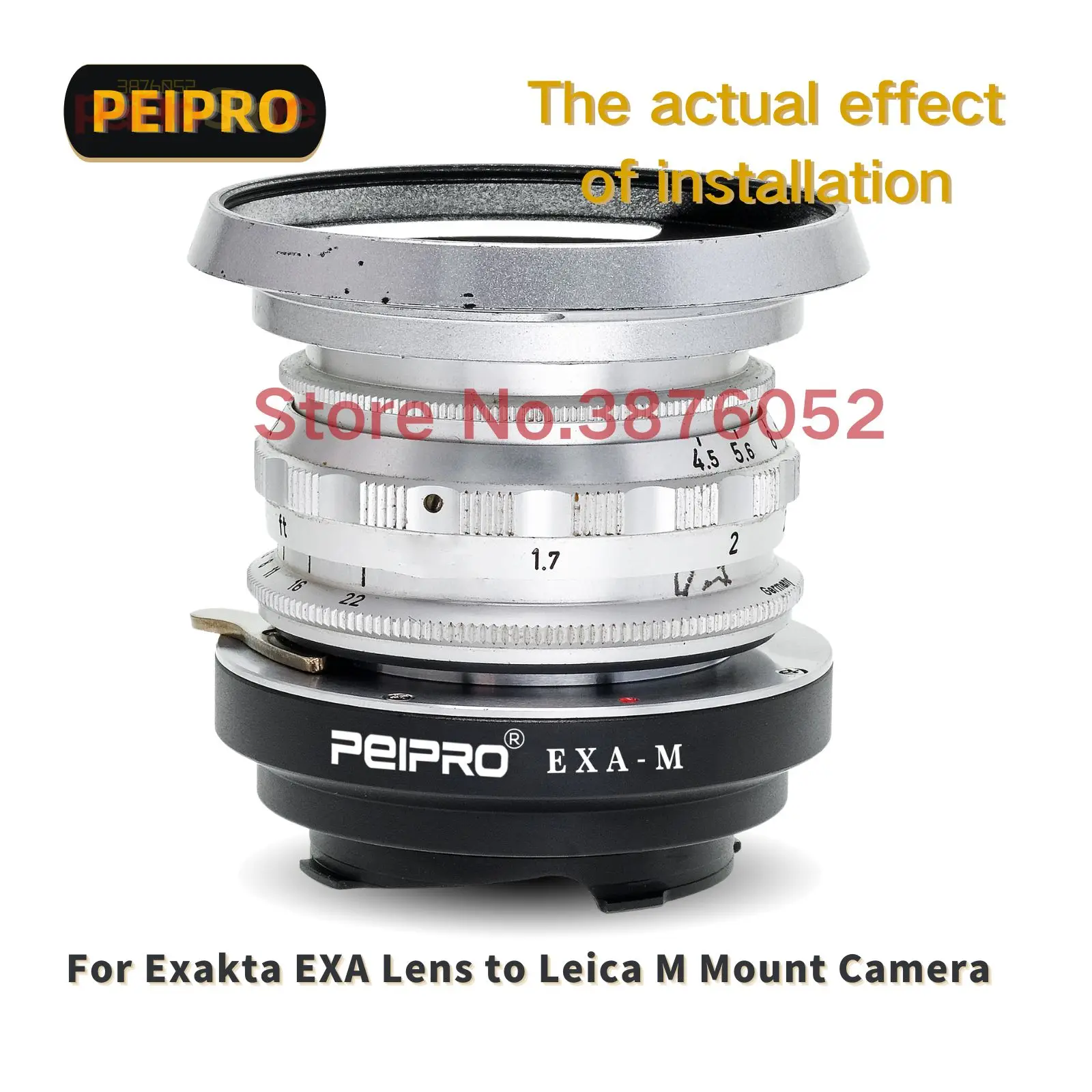 محول عدسة PEIPRO EXA-M لعدسة Exakta EXA إلى كاميرا Leica M M8 M9 M10 M11P