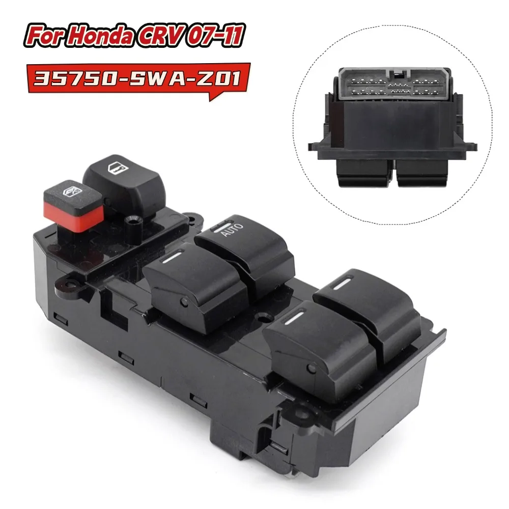 

35750-SWA-Z01 For Honda CRV07-11 Car Window Lift Switch Regulator Glass Switch Replacement Car Interior Parts