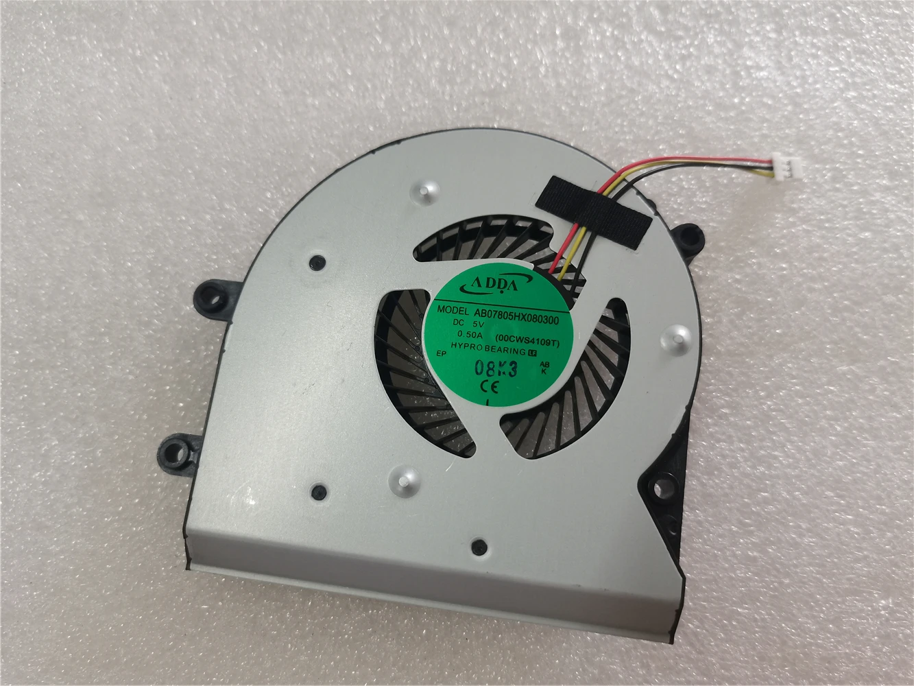 Brand New and Original CPU fan for ADDA AB07805HX080300 CWS4109T 5V 0.5A