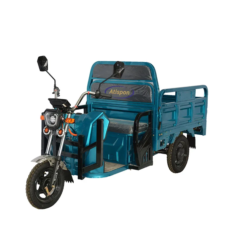 Open Body Electric Cargo Bike 3 Wheel Pickup Truck 250cc Three Wheel Atv Tricycle Electric Bike Scooter Bike