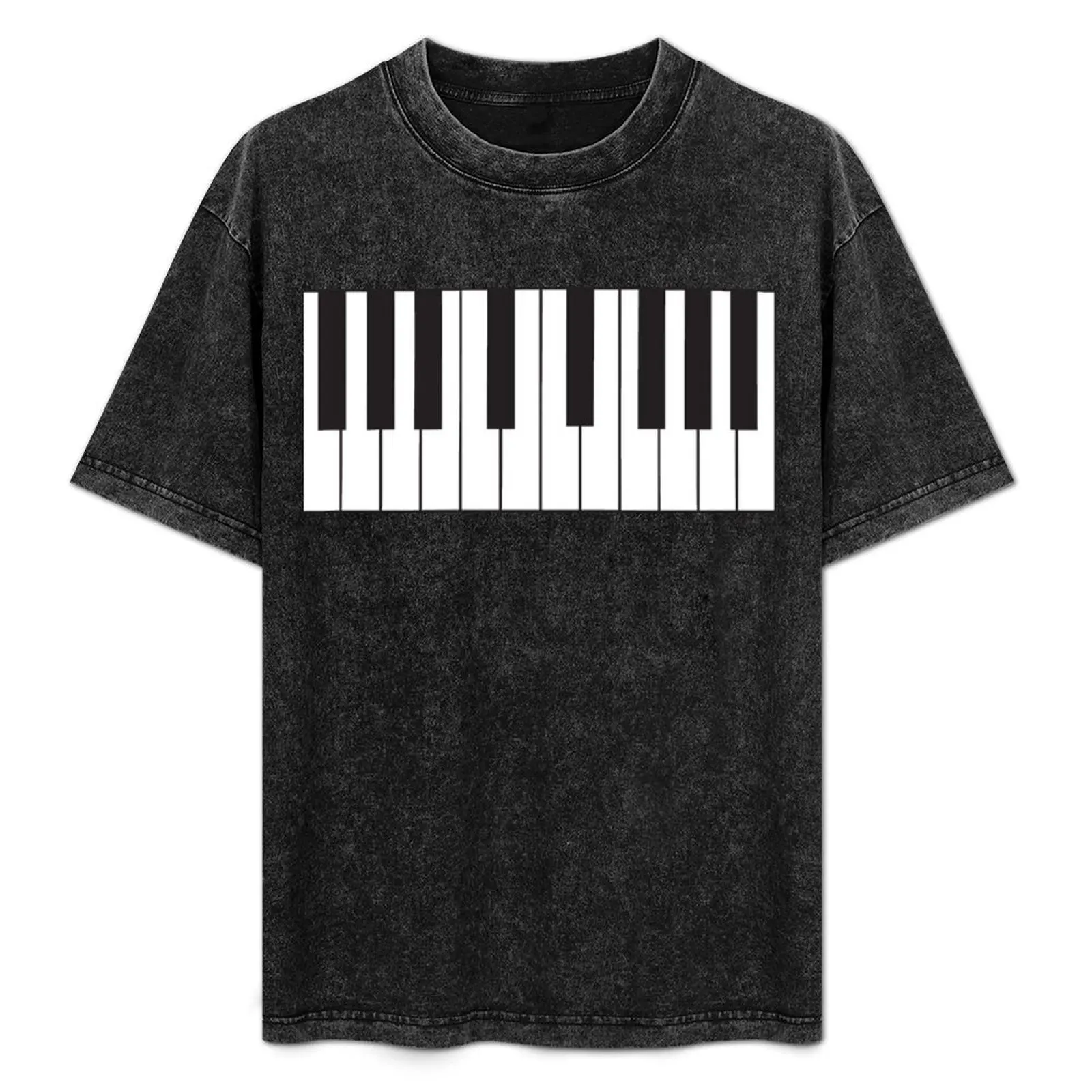 

Cursed Piano Classic T-Shirt Work Daily Short Sleeve Top