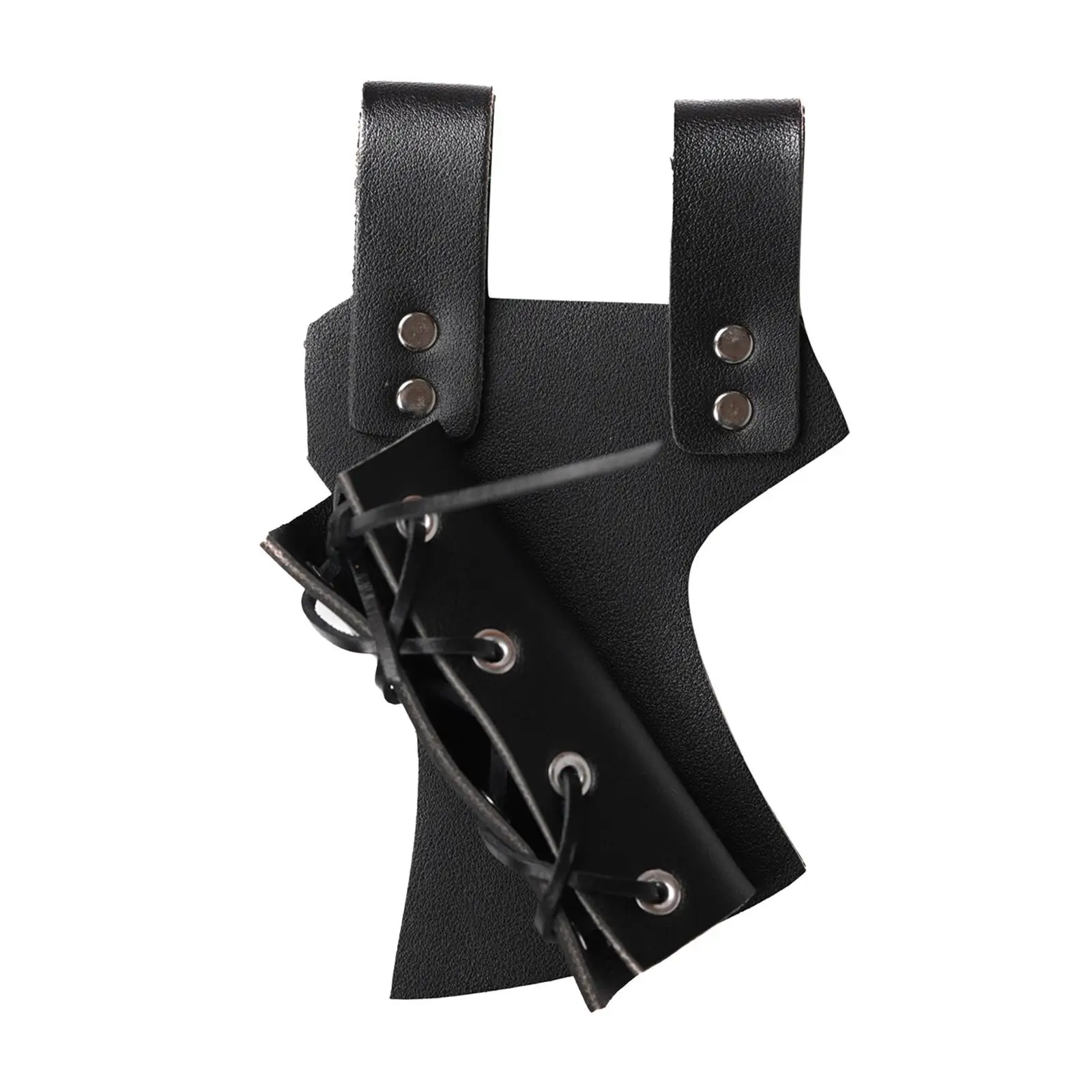 Medieval Sword Belt Shoulder Strap Sword Holder Faux Leather for Knight Role Play Costume Adjustable Free Size