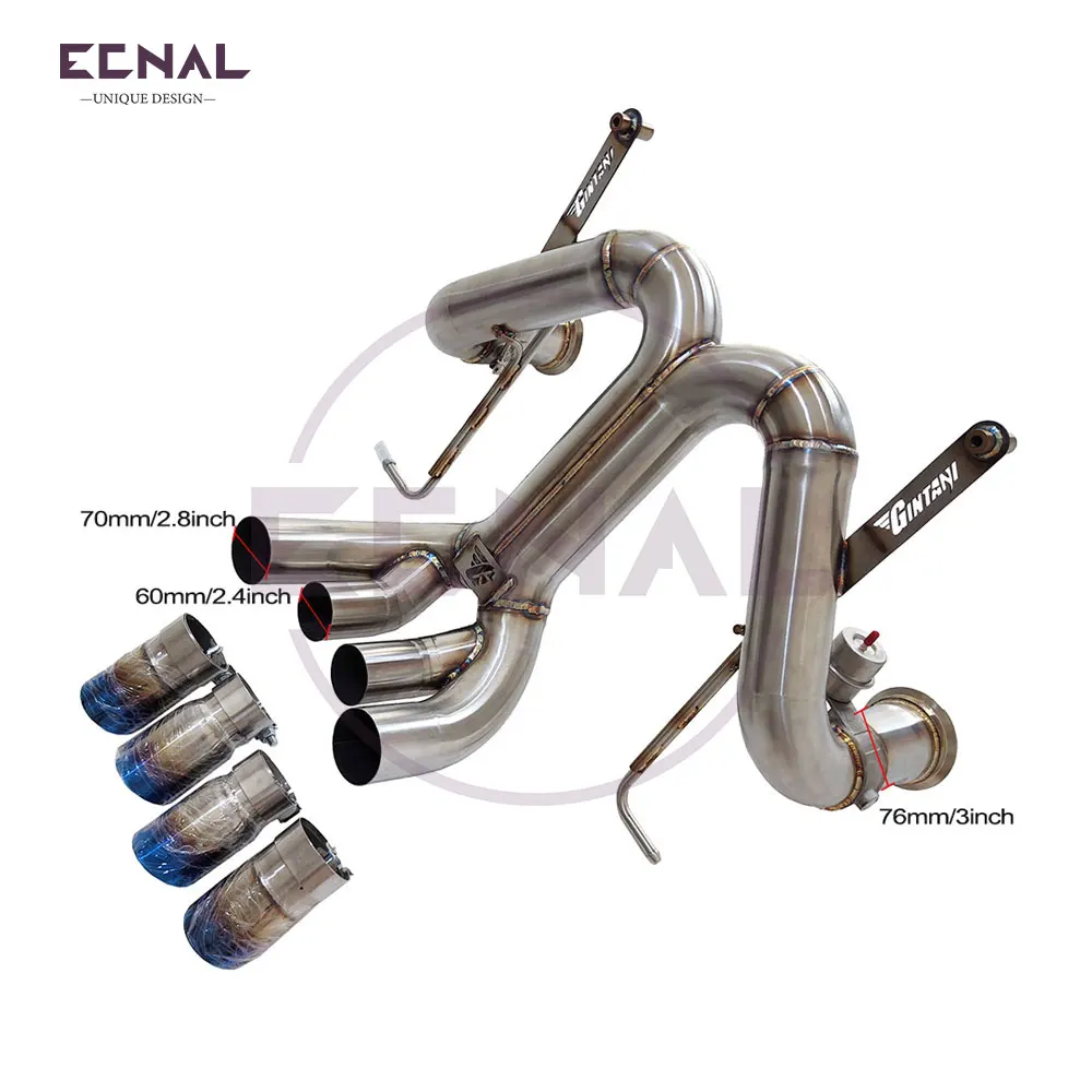 

Ecnal Exhaust Sports Valved Axle-back for Lamborghini LP700-4 LP750-4 Gintani Style High Quality SS304 Exhaust Pipe System