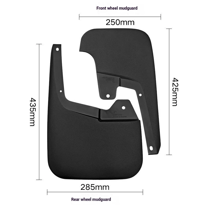 For Jiangxi Isuzu D-MAX2016-2019 four-door version car tire fender, splash guard, front and rear wheel fenders auto parts
