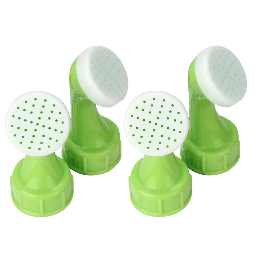 Cabezal de aspersor de lata para botella, boquilla de pulverización de plástico, herramienta de riego de jardín portátil, aspersores de agua, cabezal de regadera, 4 Uds.