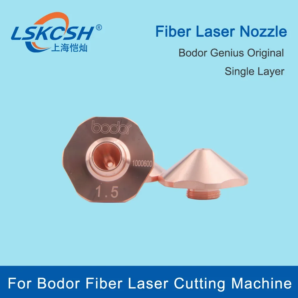  10Pcs/Lot Bodor Genius Original Laser Nozzle Single Double Layer D28mm  1.5 - 5.0mm for Bodor Fiber Laser Cutting Machine