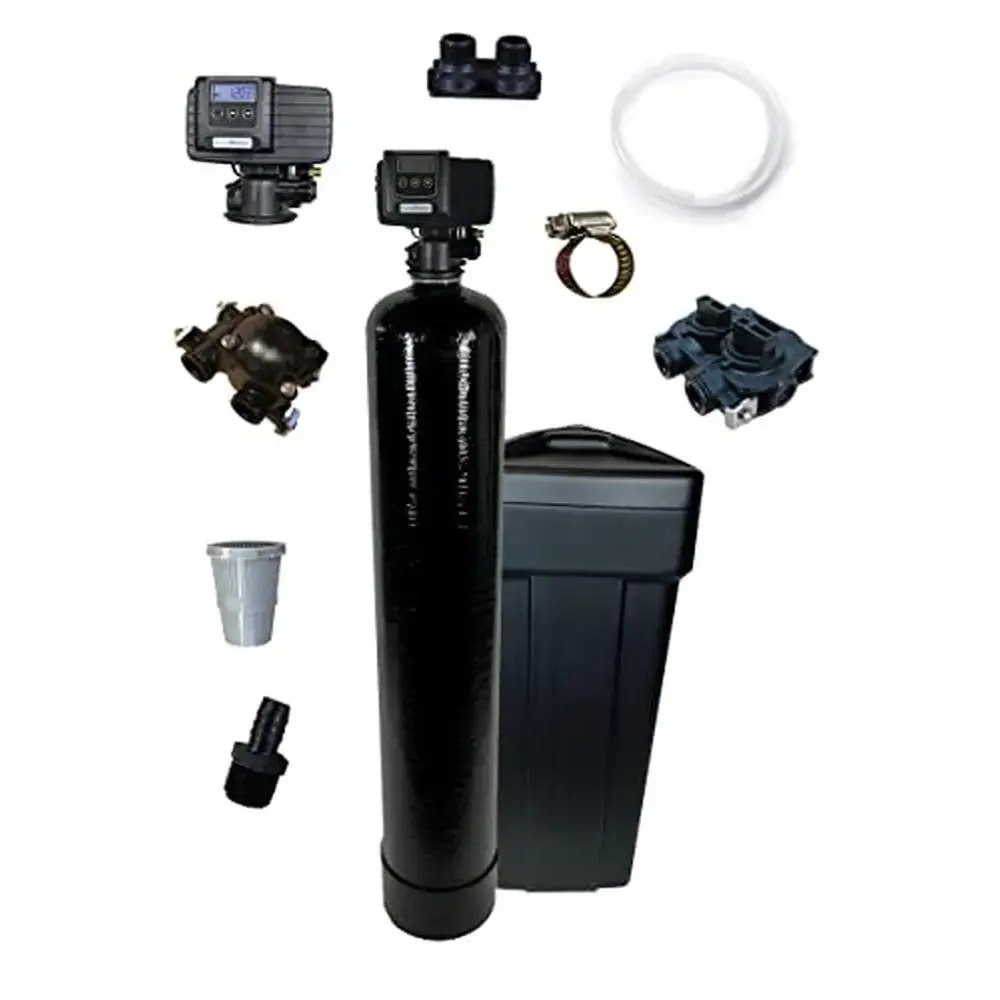 

Смягчитель измеренной воды емкостью 48 000 зерна, резервуар из смолы большой емкости, сливная линия минерального резервуара США в комплекте