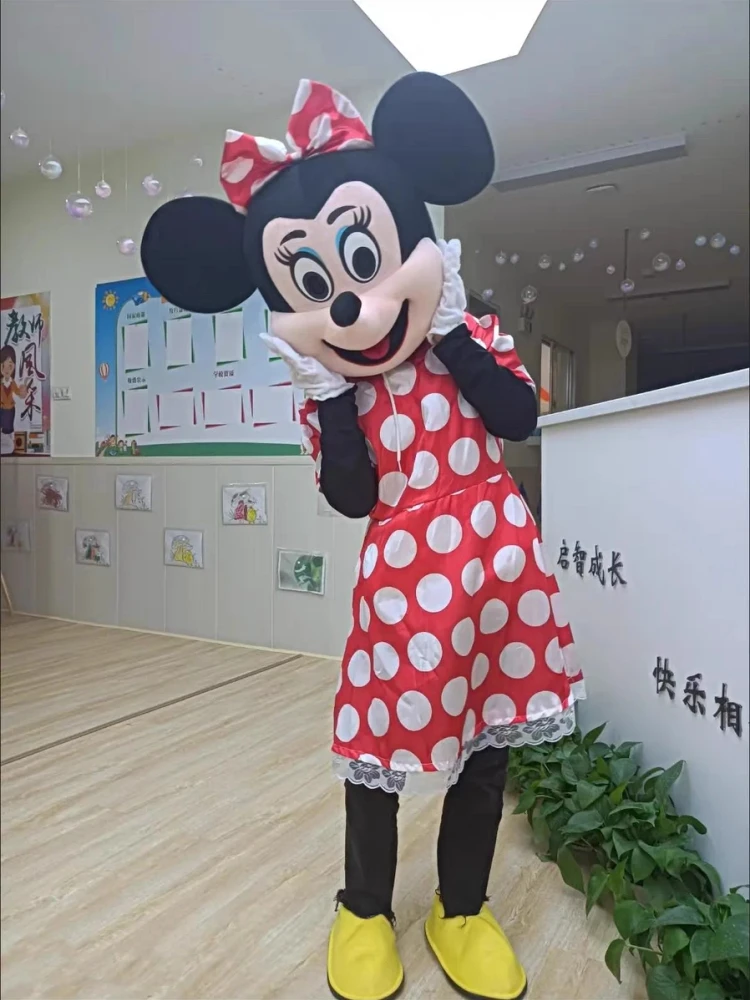 Mickey Minnie Mouse Cosplay Mascot Toy Costume Adult Anime Cartoon Advertising Party Large Plush Advertising Event Party Adult