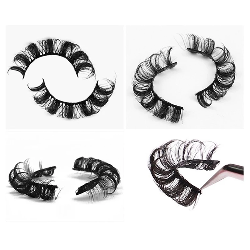 ボリュームつけまつげ 再利用可能なスーパーボリュームつけまつげ カーリング ロシアンつけまつげ ふわふわつけまつげ まつげエクステ