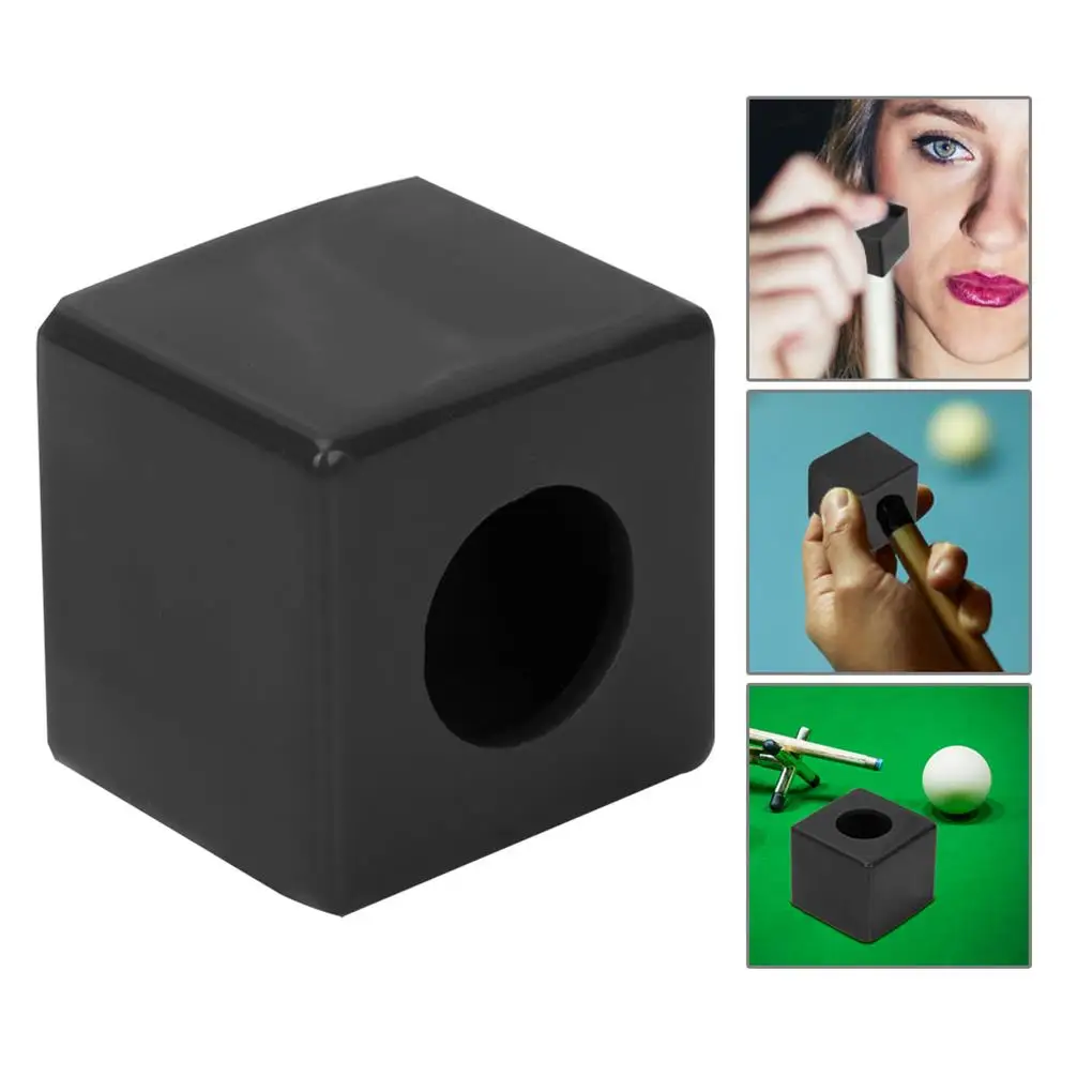 ABS Billiard Pool Cue Chalk Holder Portable Replacing Square Protective Storage Case Box Container Accessories