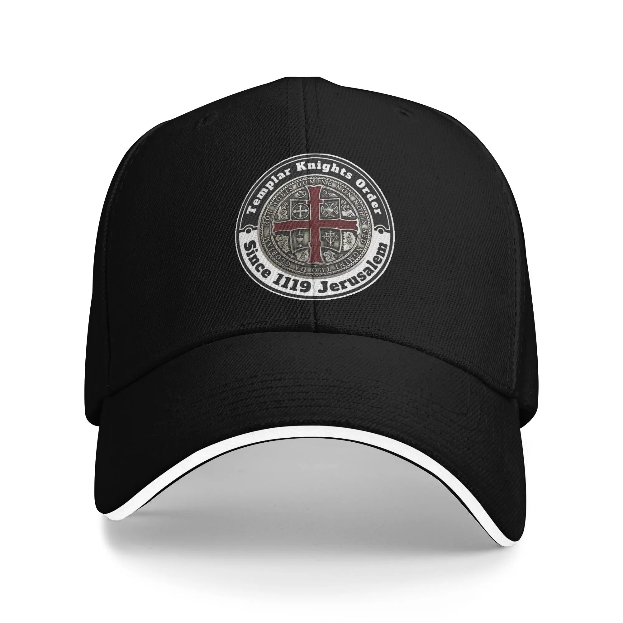 Spring Casual Baseball Cap Knight Jerusalem Cross  Running Hippie Trucker Hat For Women Men Sun Visor  Classic Baseball Caps