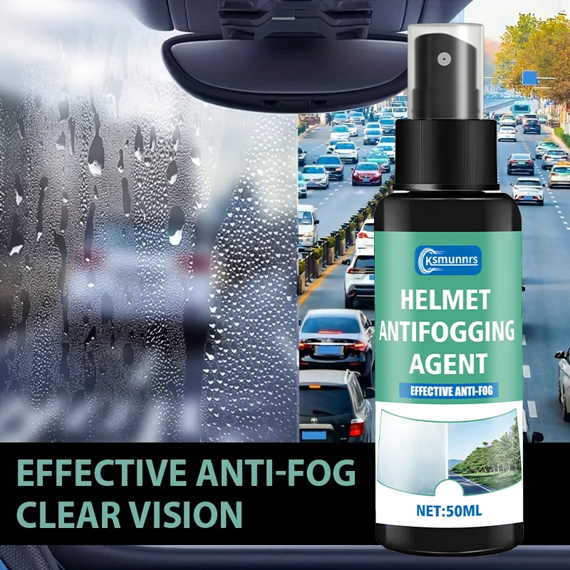 Durable Nano Motorcycle Helmet Anti-Fog Spray Enhances Visibility for All Helmets And Cars Glass Anti-Fog Solution - view 2