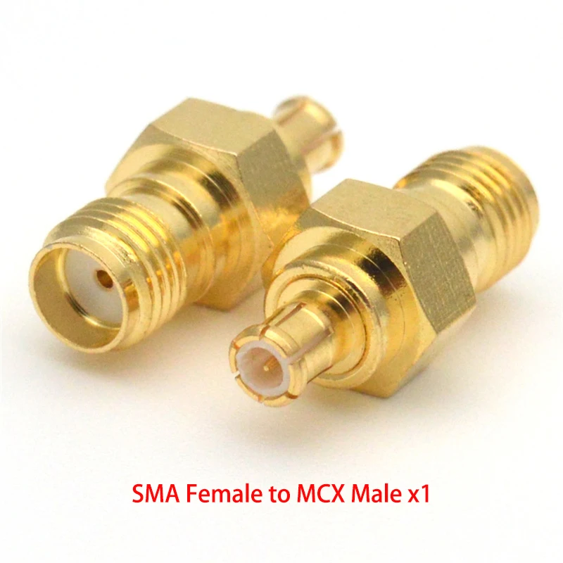 SMA to MCX Adapter Kit SMA Male Female Plug to MCX Female Male Jack Adapter RF Coaxial Conector Straight Converter