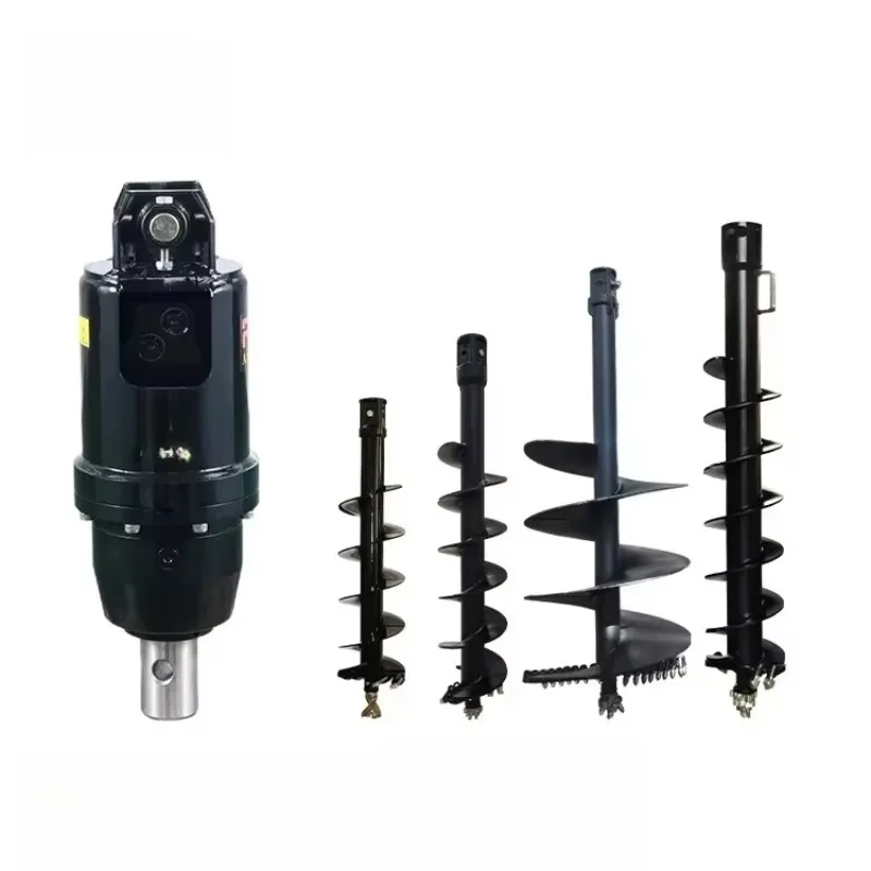 Hydraulic Auger Drive Bulldozer Hole Digger Micro Slip Steering Auger For Excavator