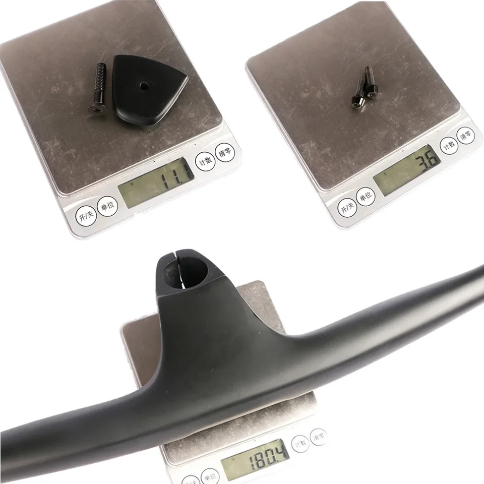 Carbon Fiber MTB Integrated Handlebar -12°degree 740mm BMX Racing