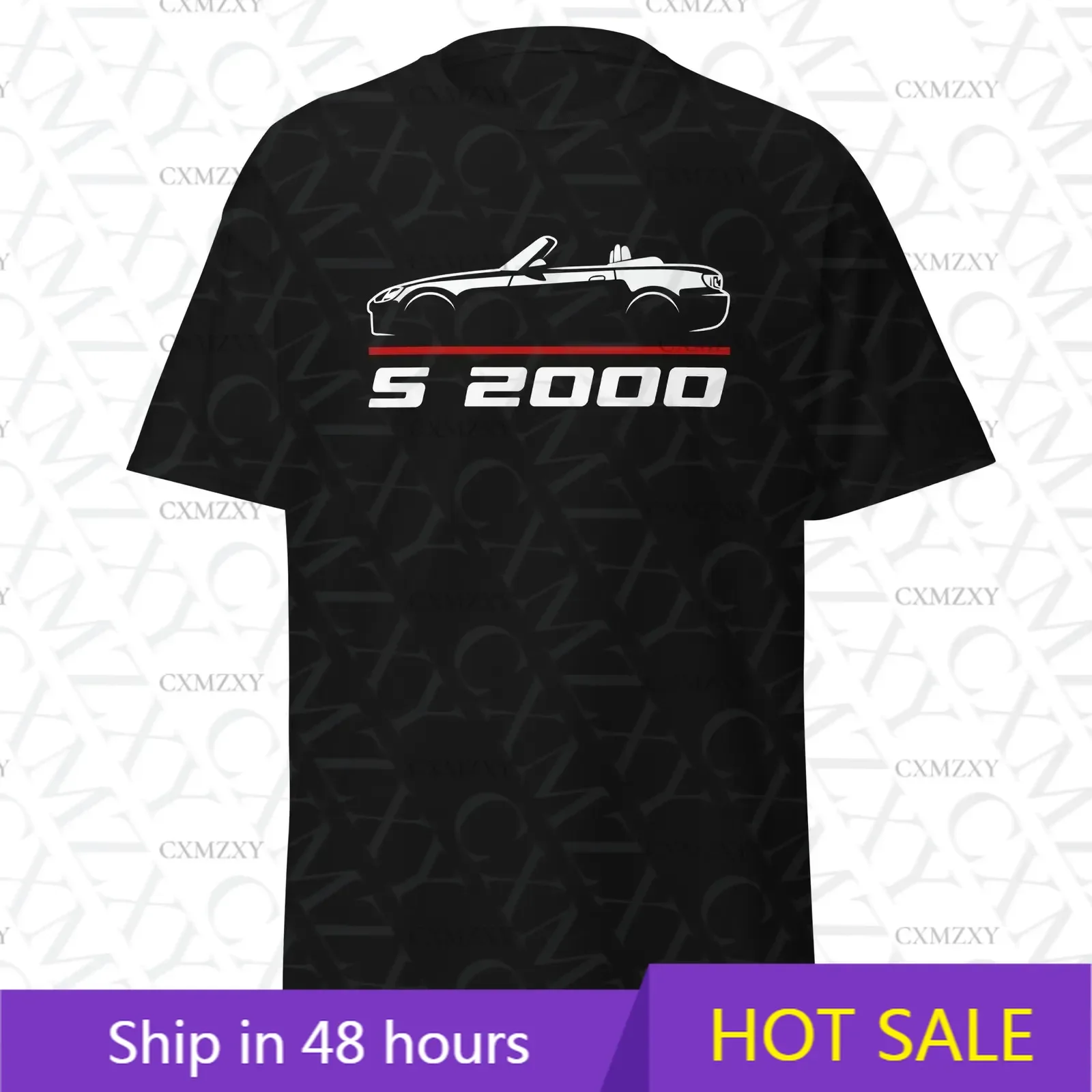 

2025 Men T Shirt Casual Hondas S 2000 Car Enthusiast T-shirt Graphic Summer Short Sleeves 100% Cotton S-3XL Cool Tee