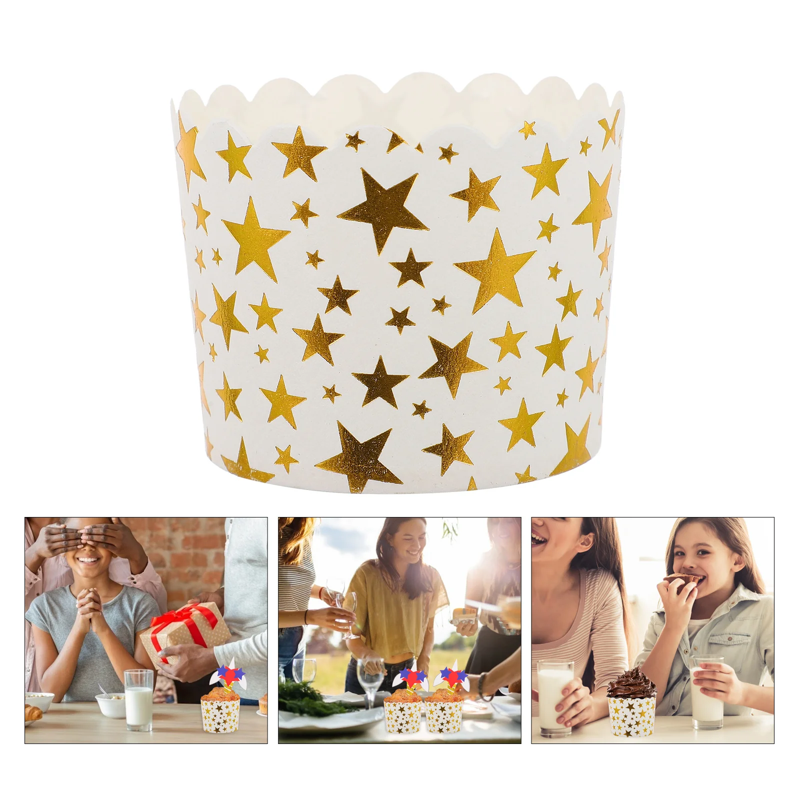 

50pcs Cup Cake Cups Paper Baking Cups Disposable Cupcake Holders Safe Decorate Paper Cupcake Holder Birthday Party