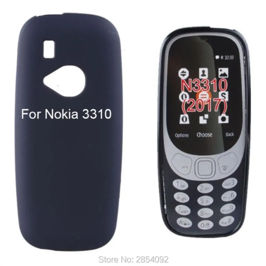 for nokia 3310 case ultra thin black matte tpu gel skin for nokia 3310 2017 2.4-inch dual sim phone protective silicone cover