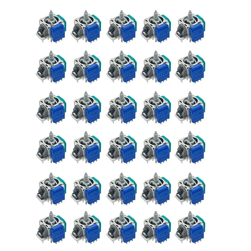 ABDE-TMR Electromagnetic Joystick TMR Magnetoresistive Hall Joystick 10 Million Times Controller Replacement Game Accessories