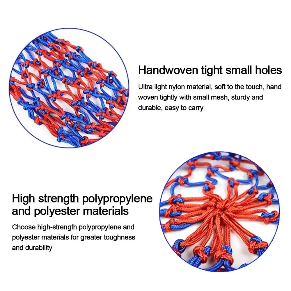 Sports Portable Equipment Nylon Nylon Net Bag Weaving Multiple Colors Basketball Carry Bag Mesh Net Bag Volleyball Ball