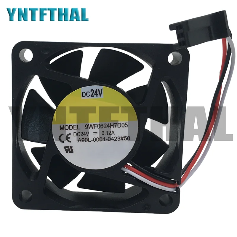 

New 9WF0624H7D05 6015 24V A06B-6134-C003 Three Pin Fan