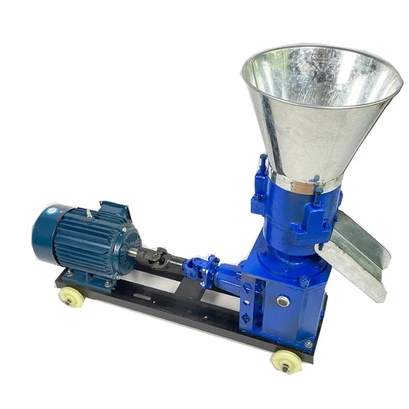 Máquina de pelota de alimentos para alimentação animal 210/230, 300-480 kg/h, novo tipo de moinho, granulador multifuncional para uso de aves, 220-380v, 7,5kw/11kw