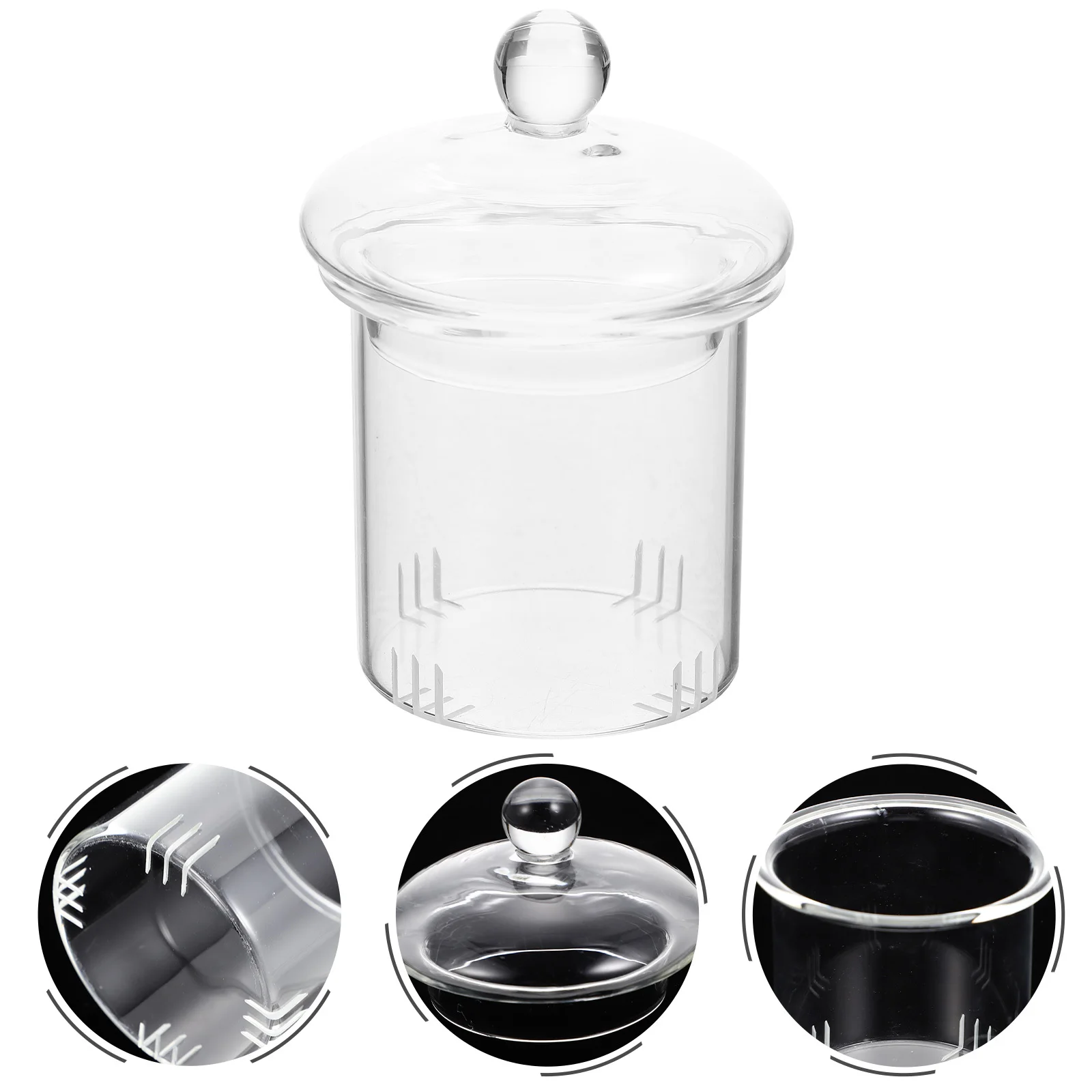 

Clear Glass Tea Infuser Strainer for Loose Leaf Tea Teapot Filter Steeper Sifter Colander Replacement Tea Accessories Kit