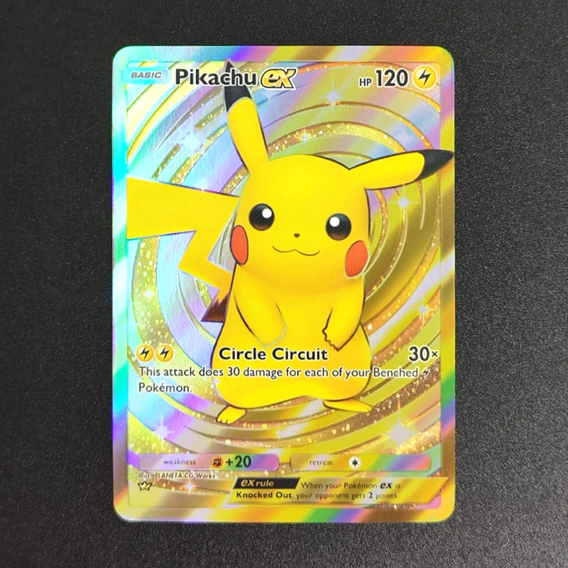 Jeu de poche PTCG BKM, bricolage, Charizard anglais Arceus Mewtwo Solgaleo Mew Pikachu Lunala Dialga EX, jouet de carte Flash de Collection de loisirs