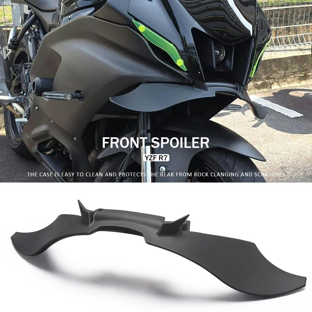 

Motorcycle Black Front Fairing Winglets Aerodynamic Wing Deflector Accessories For Yamaha YZF-R7 YZFR7 YZF R7