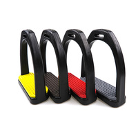 1 Pair Horse Stirrups High Strength Plastic Horse Riding Stirrups with Non-Slip Rubber Pad Horse Tool Accessories
