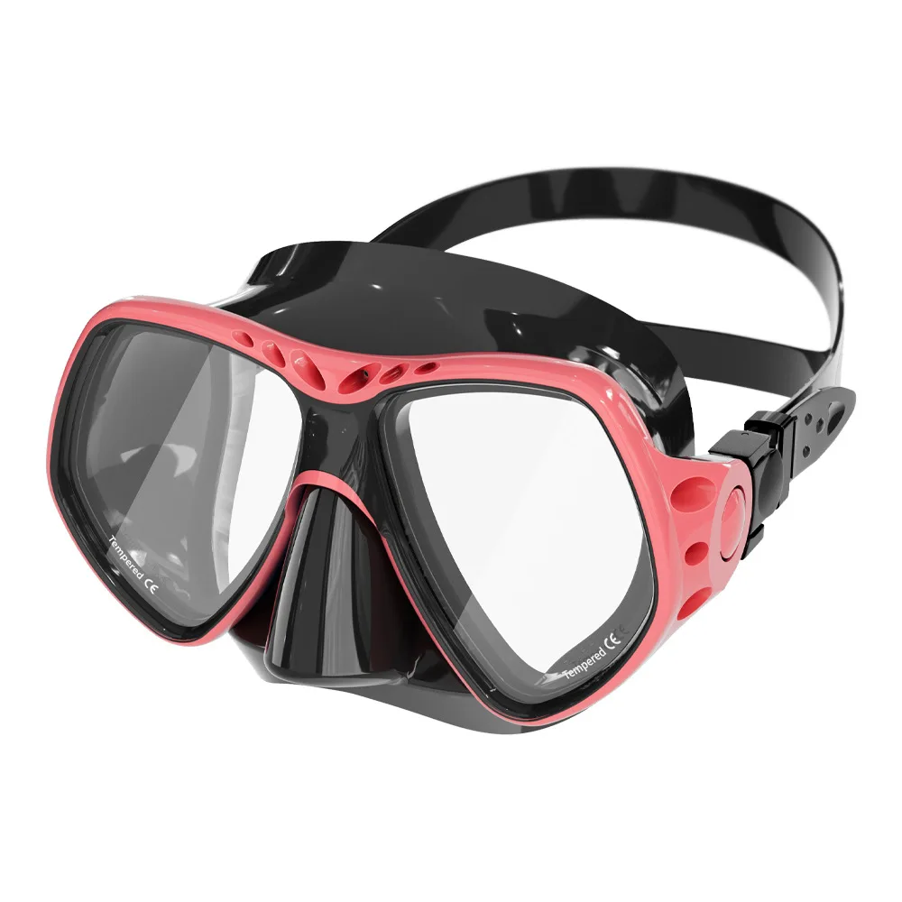 NONE Neue Multi-Style Erwachsene Tauchen Maske Schwimmen Brille Scuba Schnorchel Silikon HD Anti-Fog Gehärtetes Glas Tauchen brille Geschenke 10