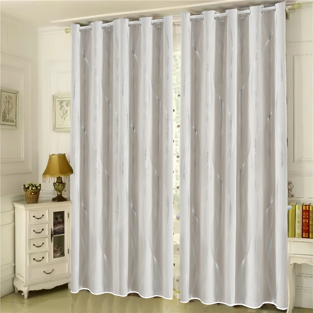 Blackout Curtains Drapes Thermal Noise Reducing Window Curtains 1 Panel for Living Room Bedroom Children's Room Kitchen