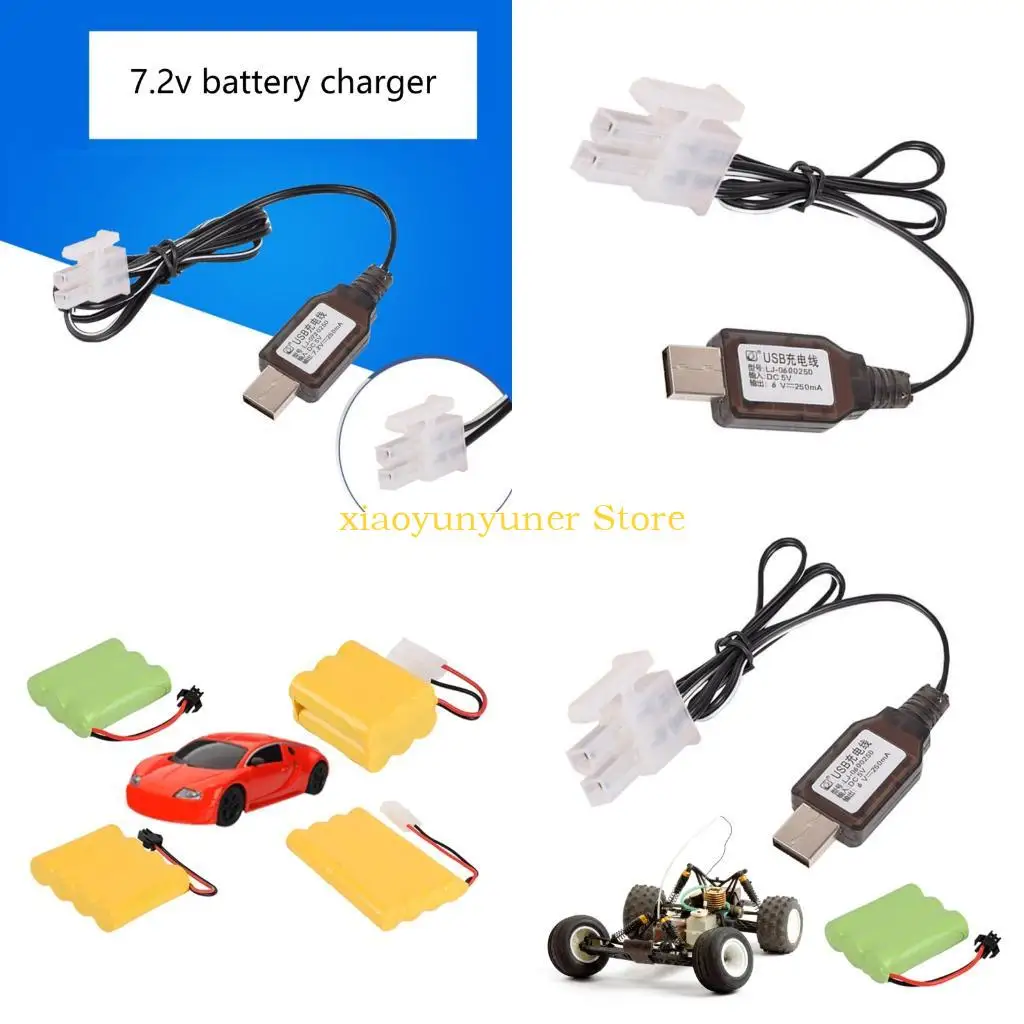 P9JB Fast Charging Cable 7.2V Battery Charger USB Powered Lightweight Travel Friendly 5557 2P Model Protections Power Cord