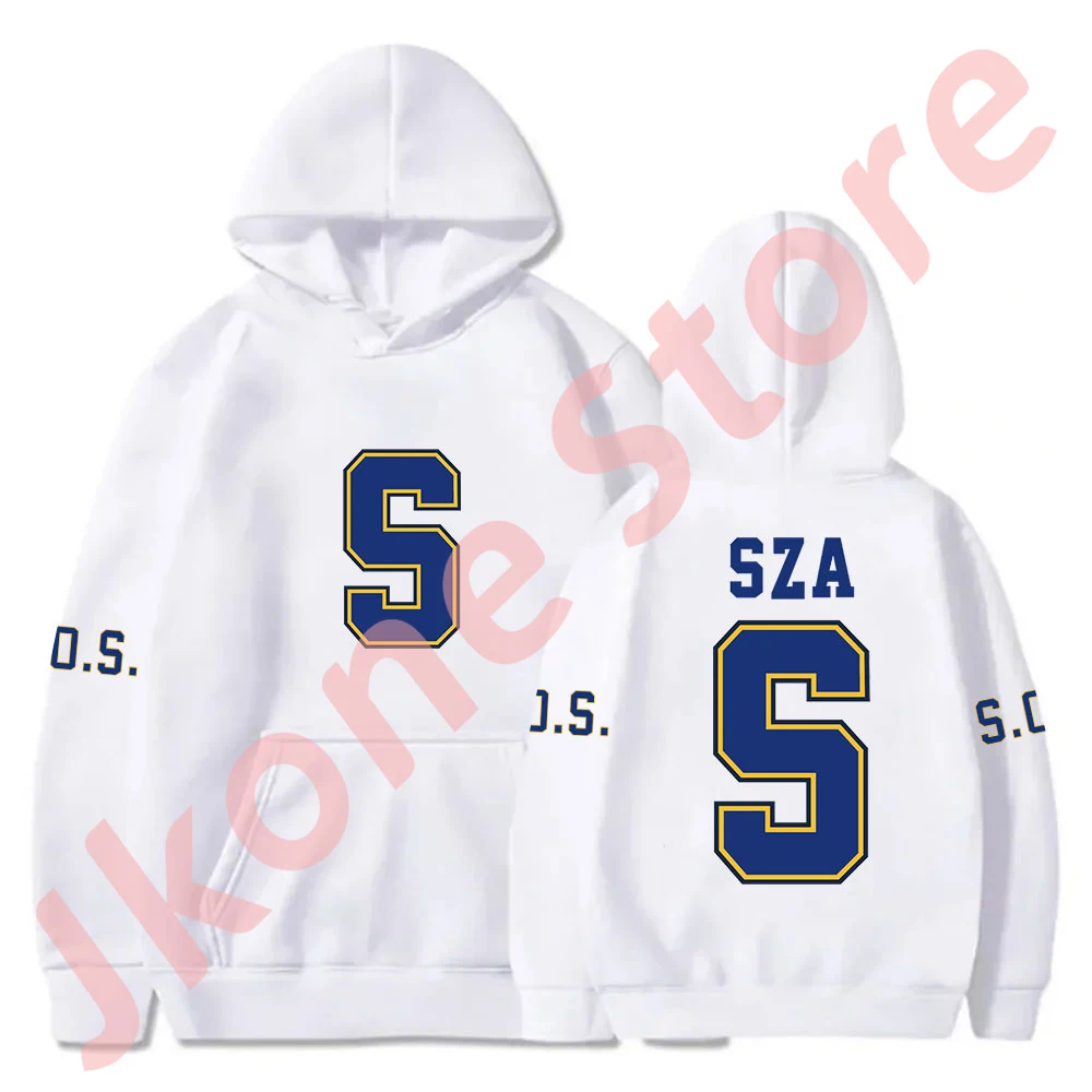 

SZA S Jersey Hoodies SOS Tour Merch Pullovers Cosplay Women Men Fashion HipHop Streetwear Sweatshirts