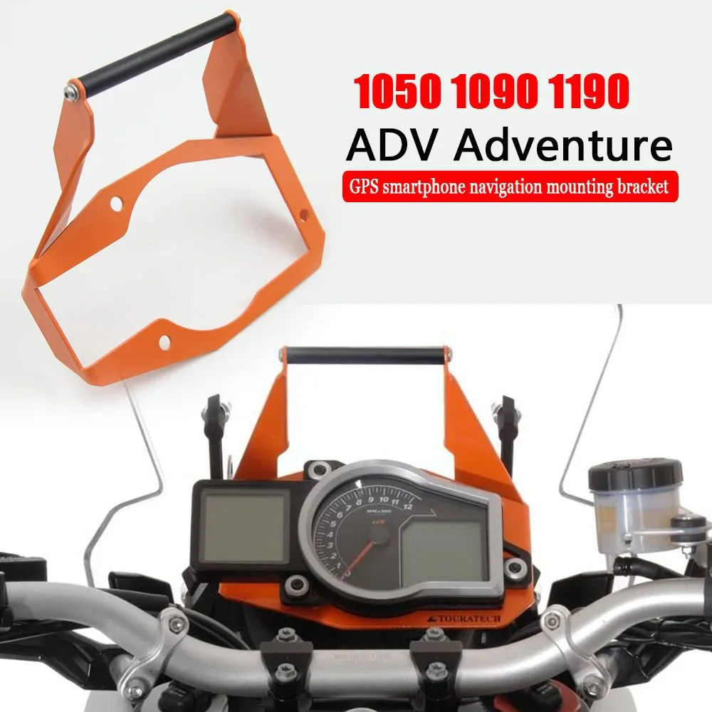 Motocyklowy uchwyt na telefon komórkowy dla 1050 1090 1190 1290 ADV nawigacja GPS wsparcie czarny pomarańczowy akcesoria motocyklowe
