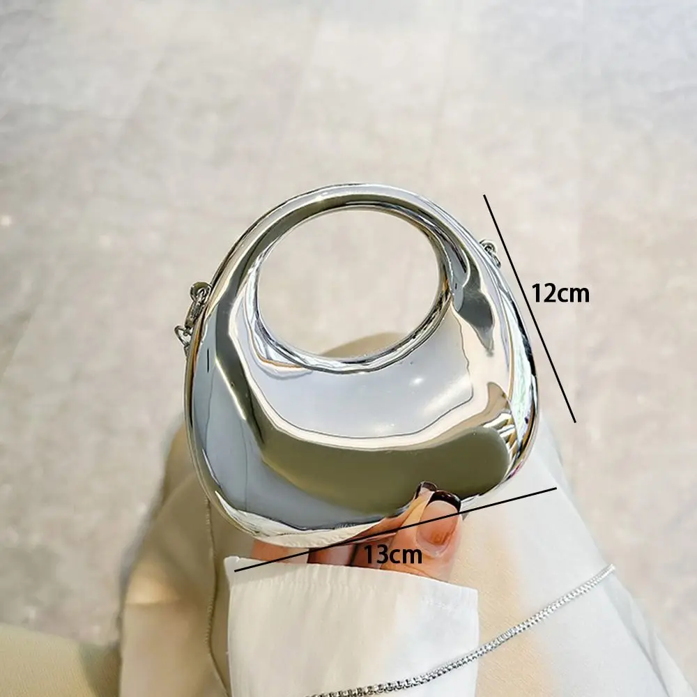 Fashion Acrylic Clutch Bags Elegant Small Handbags Portable Handle Wrist Bag for Women image 6