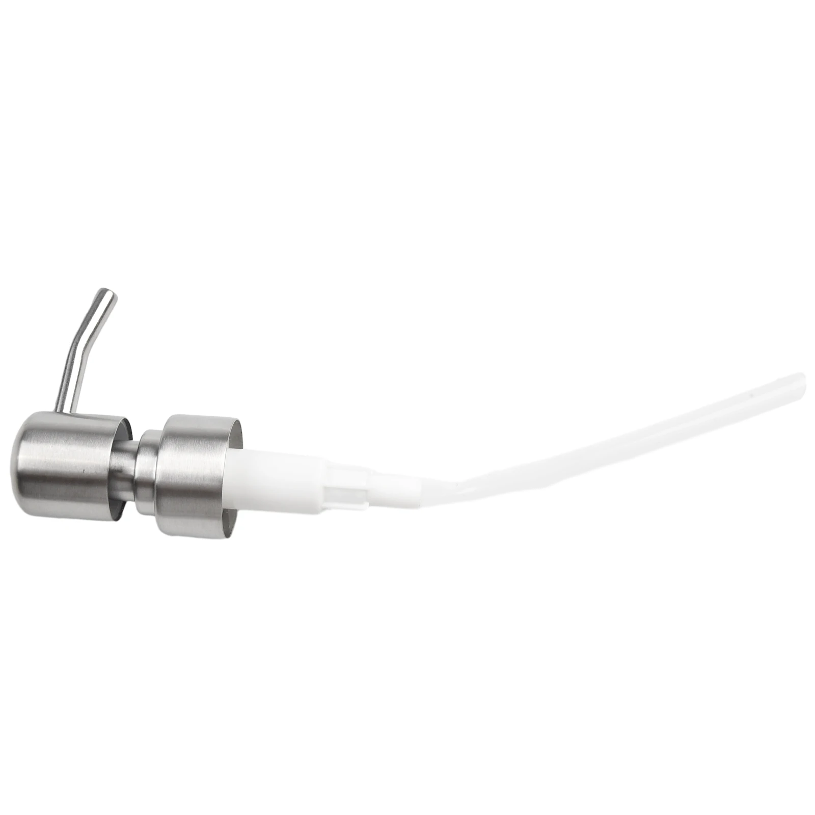 Cabezal de bomba resistente, cabezal de prensa de rosca de acero inoxidable 304 con tubo de 11cm, accesorios de baño, práctico y nuevo