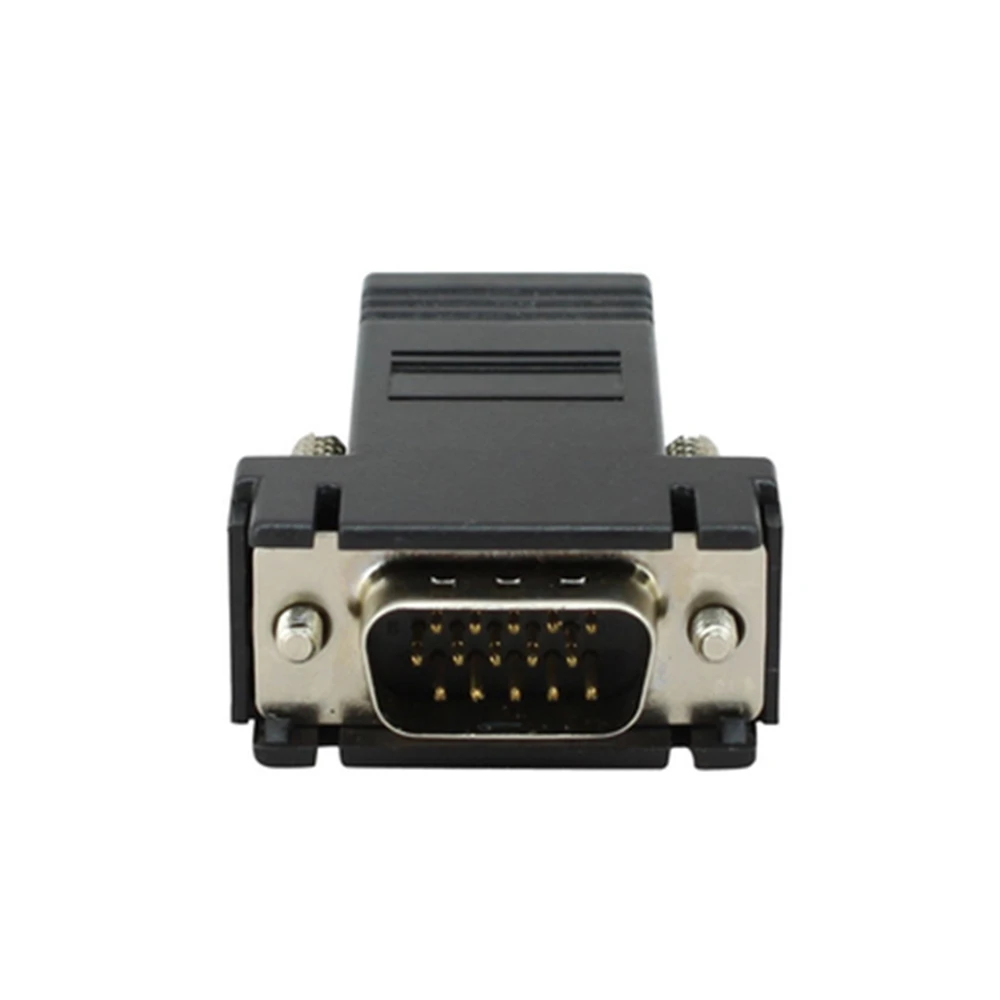 Vga to RG45 adapter serial port to RJ45 adapter transmits VGA signal serial port signal through network cable