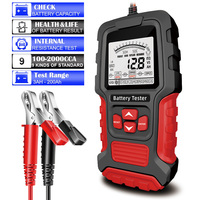 12V 24V Car Battery Tester LCD Battery Analyzer Test Tool Scanner Diagnostic Digital Analyzer Tester for Car Truck Motorcycle