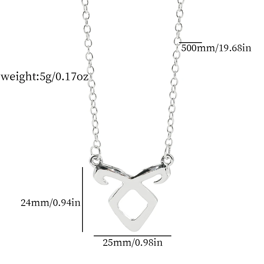 Movie City of Bones peripheral necklaces Angelic Forces Power Rune Pendant Inspired The Mortal Instruments Shadowhunter