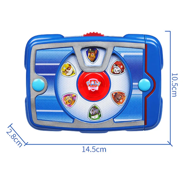 الأصلي باو باترول رايدر التفاعلية الجرو الوسادة مع الأصوات عمل الشكل لعبة هدية عيد ميلاد دمية هدية الكريسماس وصول جديد #6