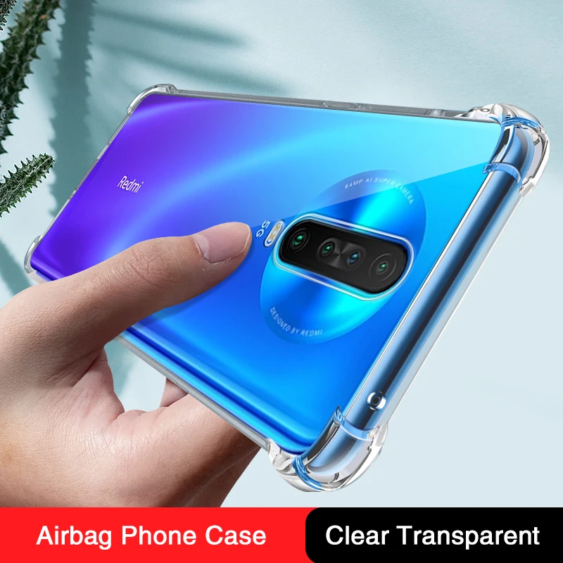 

Airbag Shockproof Mobile Phone Case for Xiaomi Redmi K30 Pro K30S Ultra K30i K30T Racing Soft Clear Silicone 5G Back Cover Funda