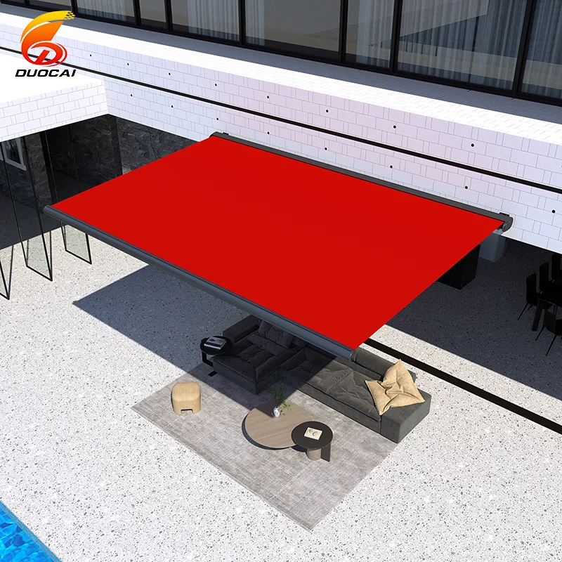 

3M Electric Retractable DIY Awning Box Awning Powder Coated Acrylic for Garden Outdoor Patio Sails