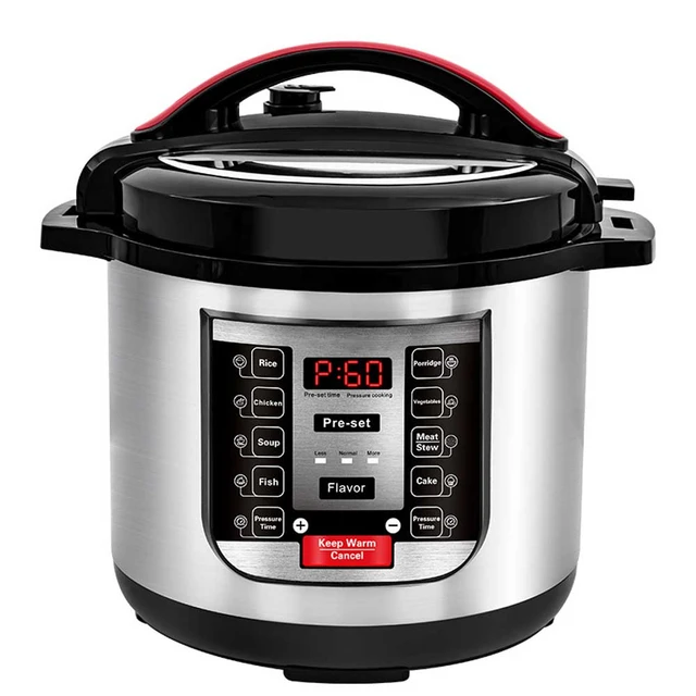 Household 8l Rice Cooker Stainless Steel Non stick Multi Cooker Electric Pressure Cooker Electric Pressure Cookers AliExpress