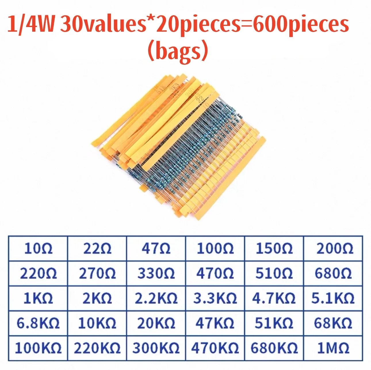 600PCS bags