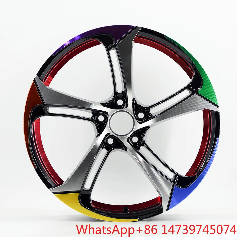5014 Luxury Custom Wheel Rims 2024 New Design 17 18 19 Inch Racing Car Wheels 5 Holes Pcd100-120 Luxury Car WheelsLight Weig