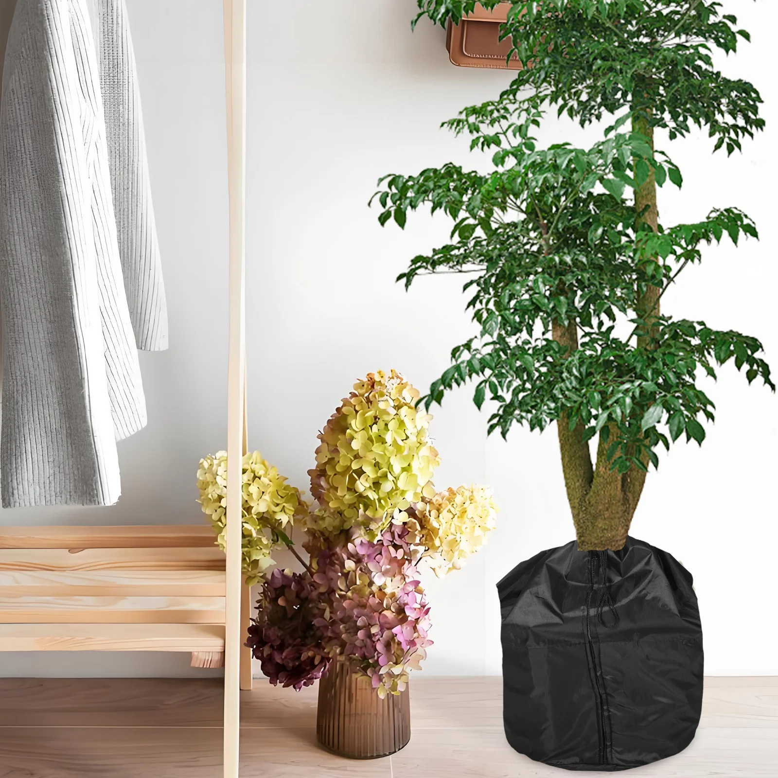 

Winter Plant Covers Frost Protection Insulated Garden Blanket Reusable Easy Install For Outdoor Trees Shrubs Flowers Plant