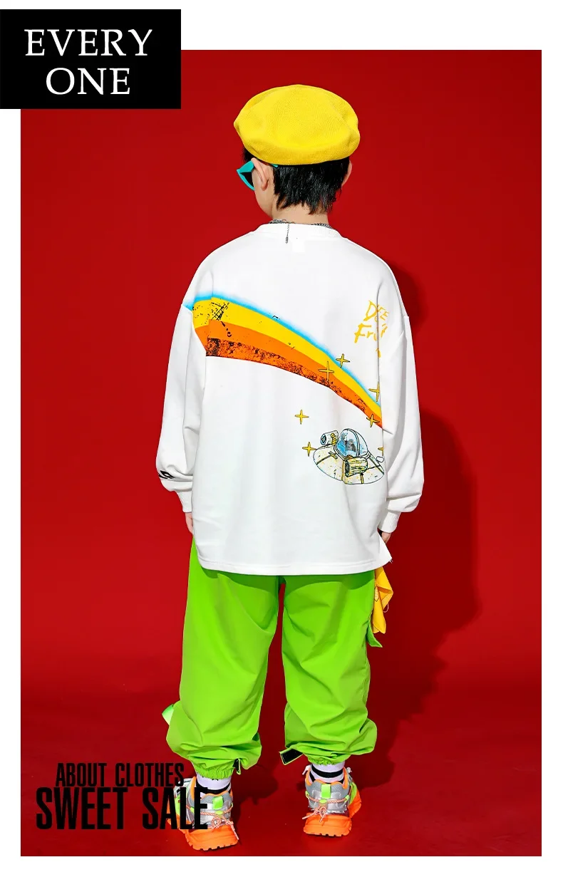 2026 Neue Hip-Hop-Tanzkostüme für Jungen und Mädchen, Streetwear, Jazz-Tanz-Outfits, Bühnen- und Wettbewerbskleidung für Kinder – Detail 3